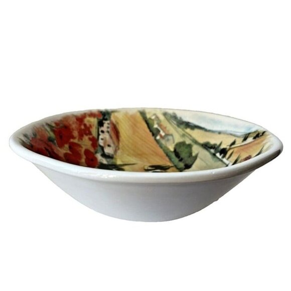 Effetti Di Arte Handmade in Italy Opificio Etico Landscape Pasta Salad Bowl - Picture 5 of 8